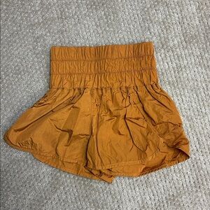 FP Movement The Way Home Shorts Orange High Waist